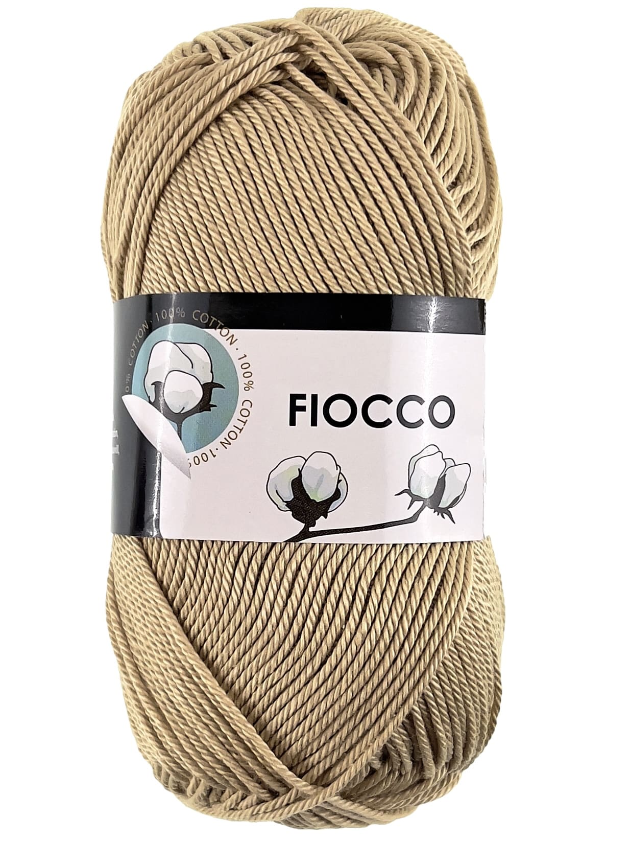 Fiocco Baumwollgarn Sandbeige 7140